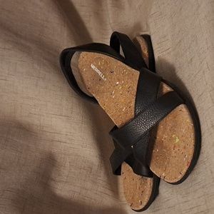 Merrell Womens Napa Valley Sling Dark Malbec Sandals